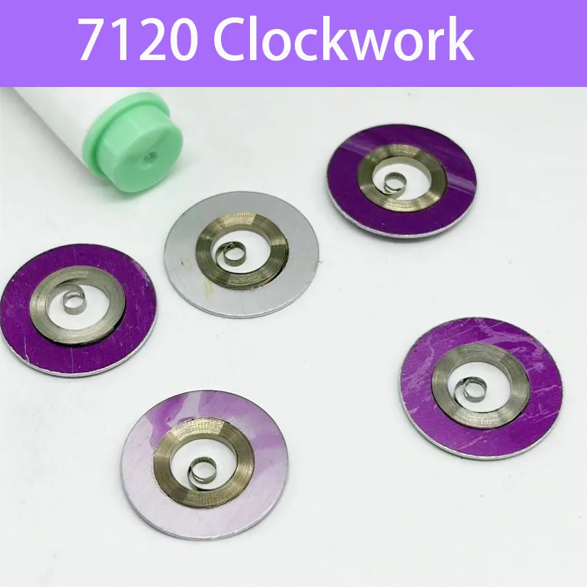 5PCS Mainspring for Domestic 7120 Mechanical Watch Movement Essential Repair Accessory for Watchmakers
