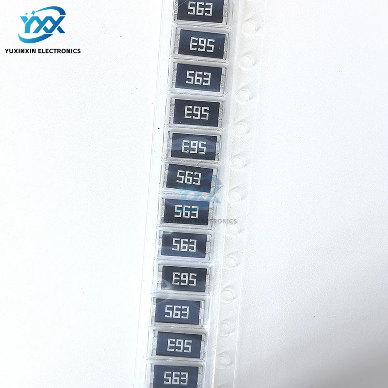 50pcs 2512 SMD Resistor 5% 0R~10MΩ 0ohm 10R 1K 10K 100K 1M High Power Chip Resistors for Power Supply, Industrial PCB Projects