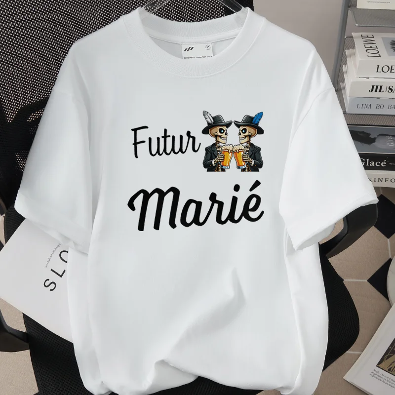 Future Groom 260G Cotton T-shirts: Team Groom & Best Man Wedding Party, Perfect for EVG Bachelor Party Single Farewell Tees M007
