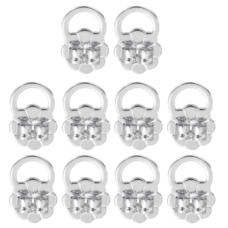 Functional Attachment with Locking Closure Ear Backs Stopper for Studs Ear Hooks