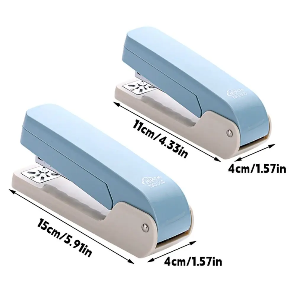 Metal Stapler 360 Degree Rotary Effortless Heavy Duty Stapler Use 24/6 26/6 Staples Bookbinding Machine Bookbinding Supplies