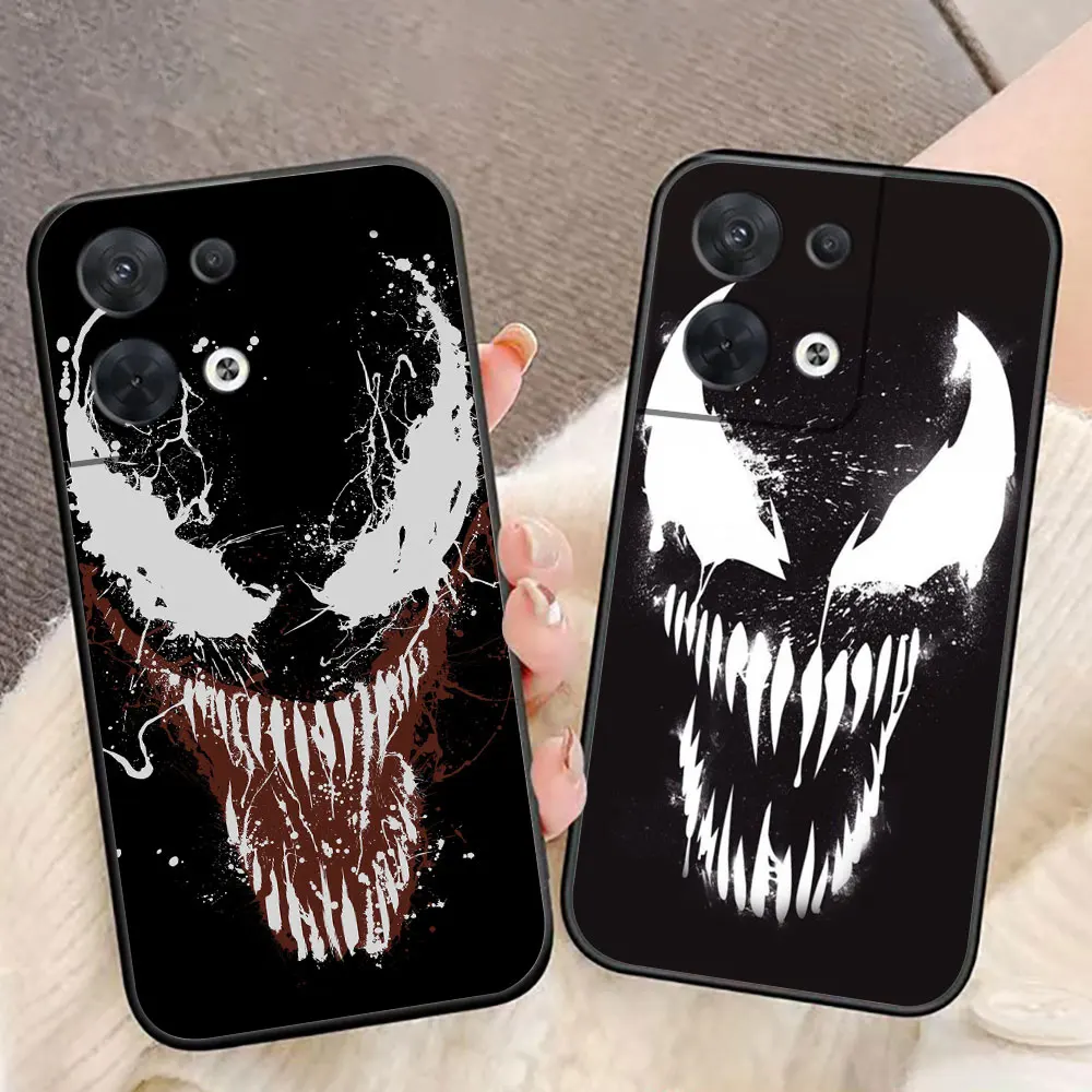 

Marvel Venom Terror Face Custom Photo Phone Case For OPPO RENO 13 13F 12 11 11F 10 8 8T 7 7Z 6 6Z 5 5F 4F 4 LITE F29 TPU Case