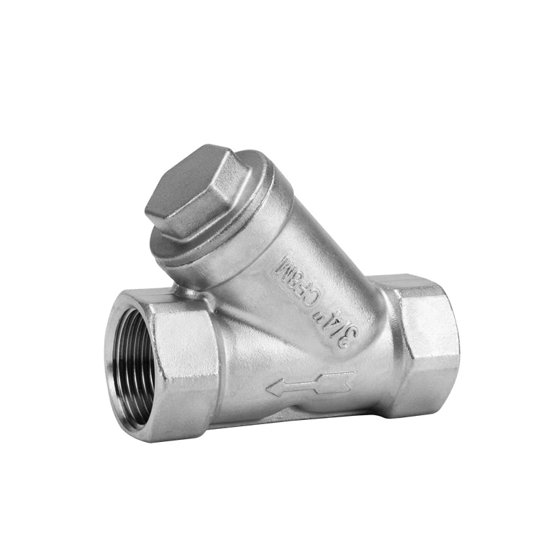 304 stainless steel internal thread filter Stainless steel thread Y-shaped filter filter valve 1/2 3/4 1” 1-1/4 1-1/2 2“