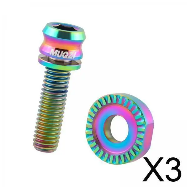 

3x Болт переднего переключателя велосипеда, крепежный винт переключателя, регулировочный болт для горного шоссейного велосипеда