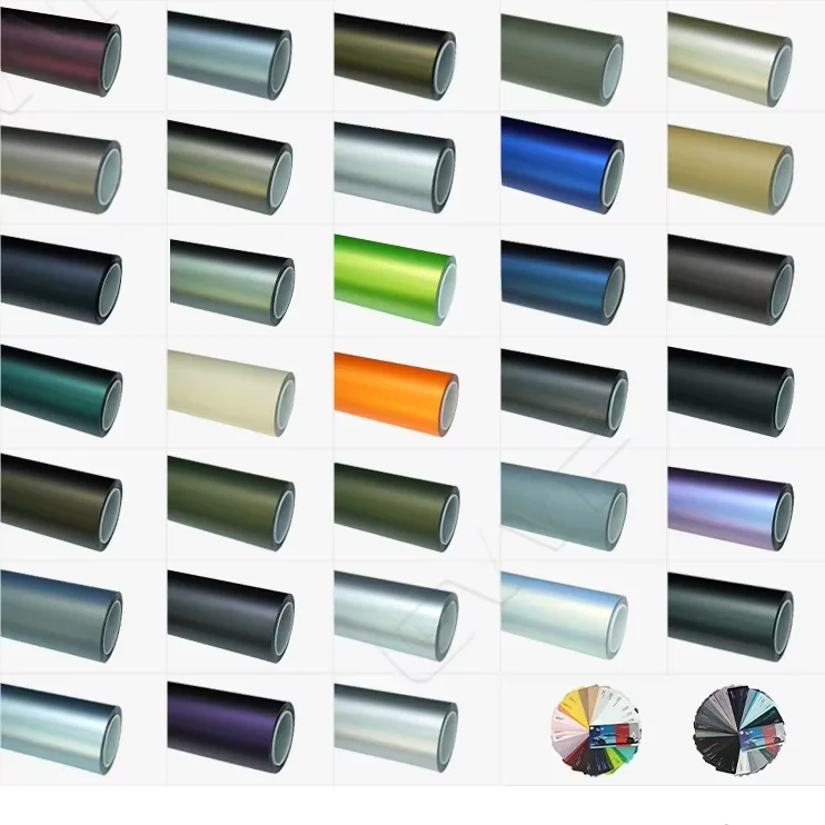 

10-летняя гарантия, атласный цвет, защитная пленка для краски Ppf, самовосстанавливающаяся антижелтая пленка из ТПУ, цветная пленка Ppf, Новое поступление