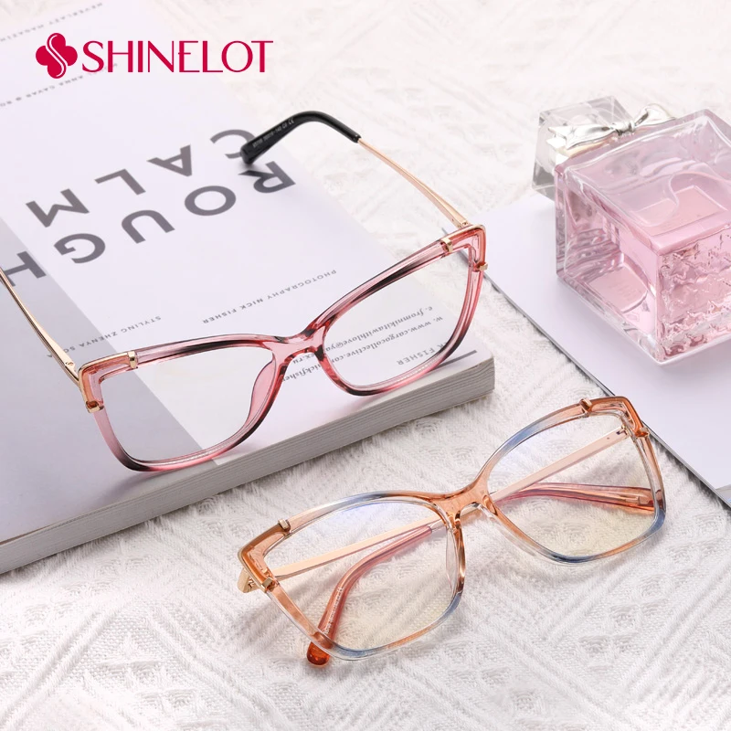 

95708 New Arrival Cat Eye Eyeglasses Female Eye Protection Outdoor Glasses Full Frame Youth Style Best-Selling Eyewear