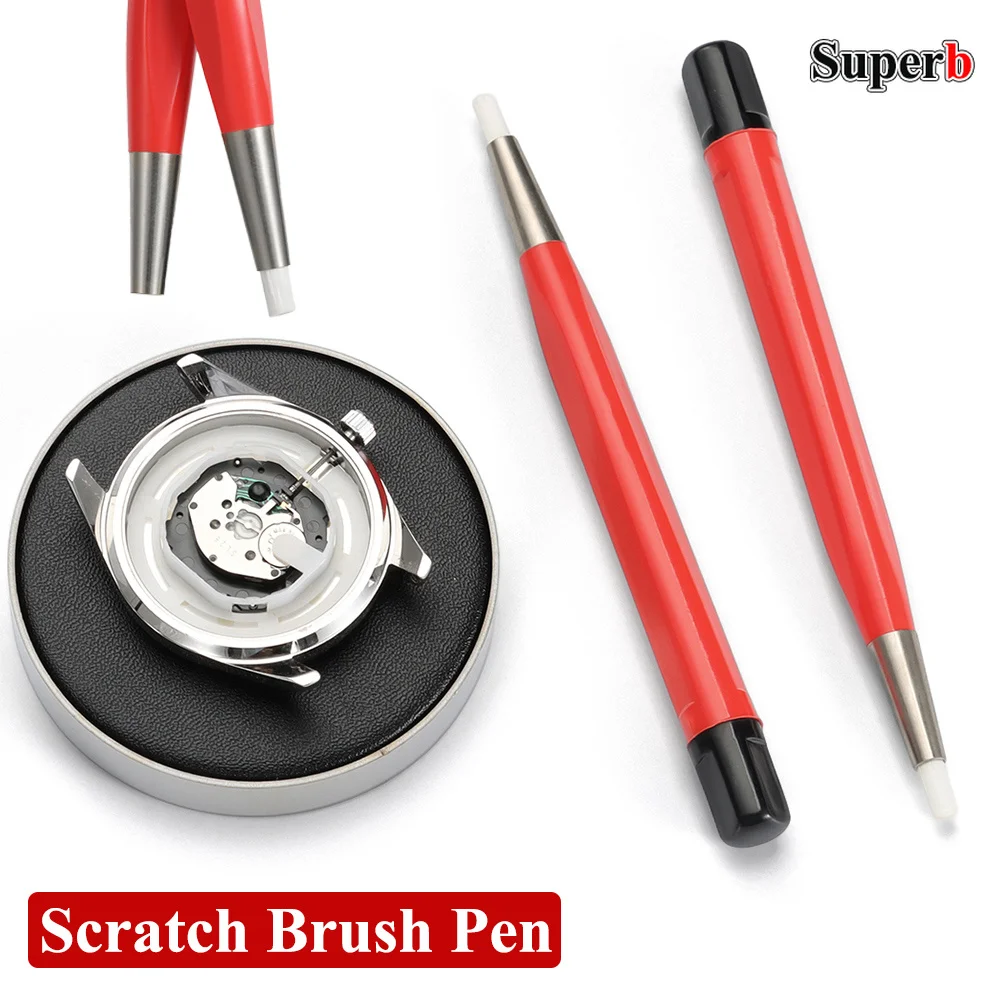 1pc Watch Rust Removal Brush Pen Little Rust Remover Cleaning Tool with Fiberglass Tip for Watches & Electronics Rust Removal