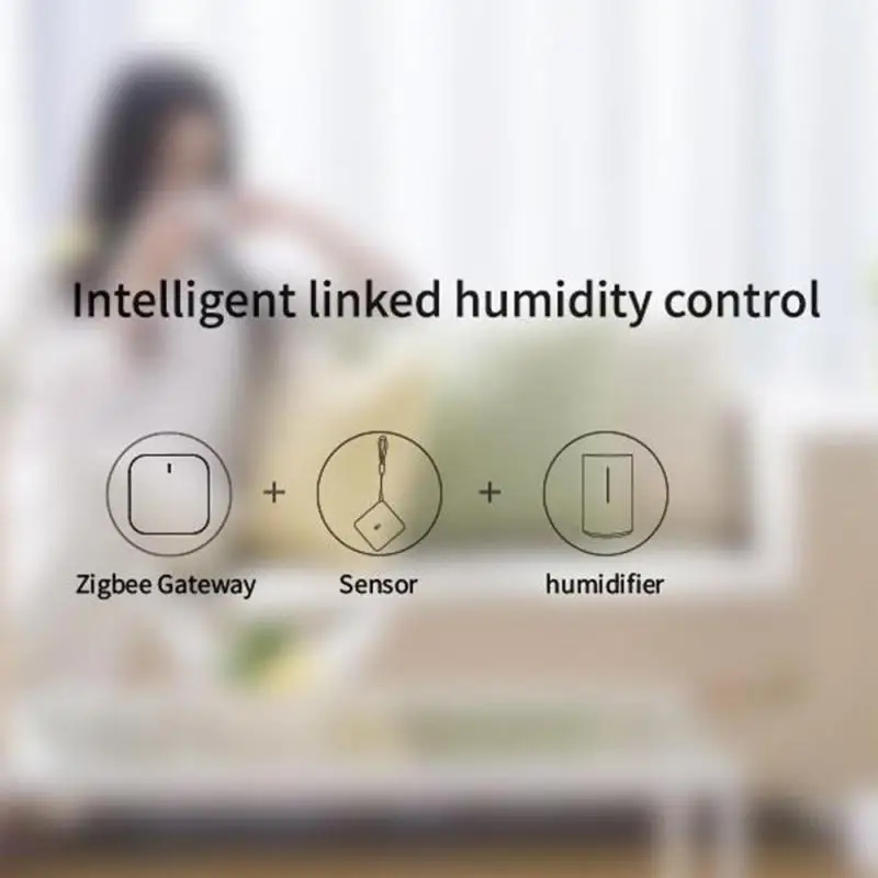 eWelink Zigbee 3,0 беспроводной датчик температуры и влажности умный дом термометр TH детектор управление приложением работает с мостом ZB