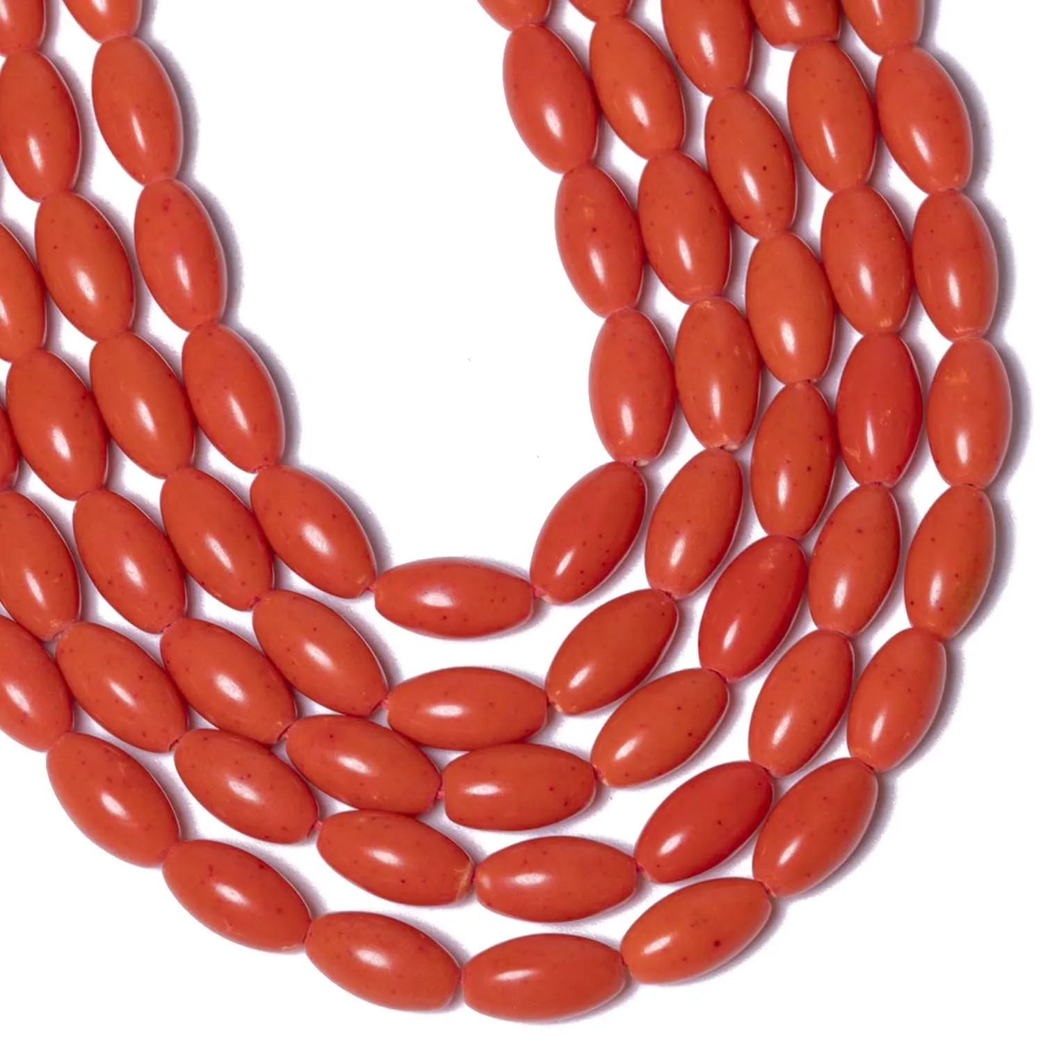 أحمر/أصفر اللون المرجان الأرز الخرز 4x8 مللي متر عالية الجودة البذور الخرز لصنع المجوهرات اليدوية DIY بها بنفسك الملابس قلادة اكسسوارات #3