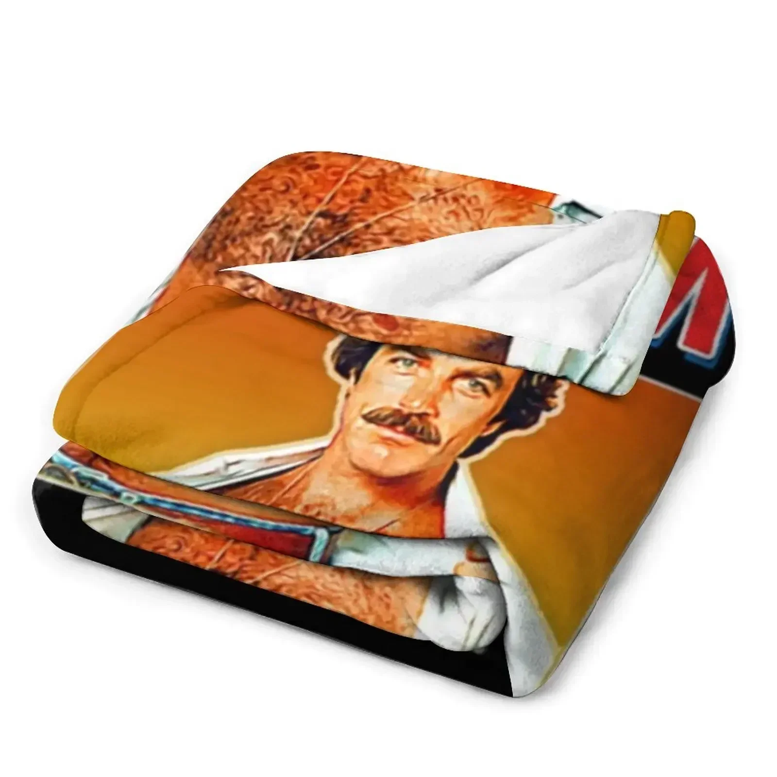 Tom Selleck Coperta da tiro Coperte da letto estive vintage ponderate