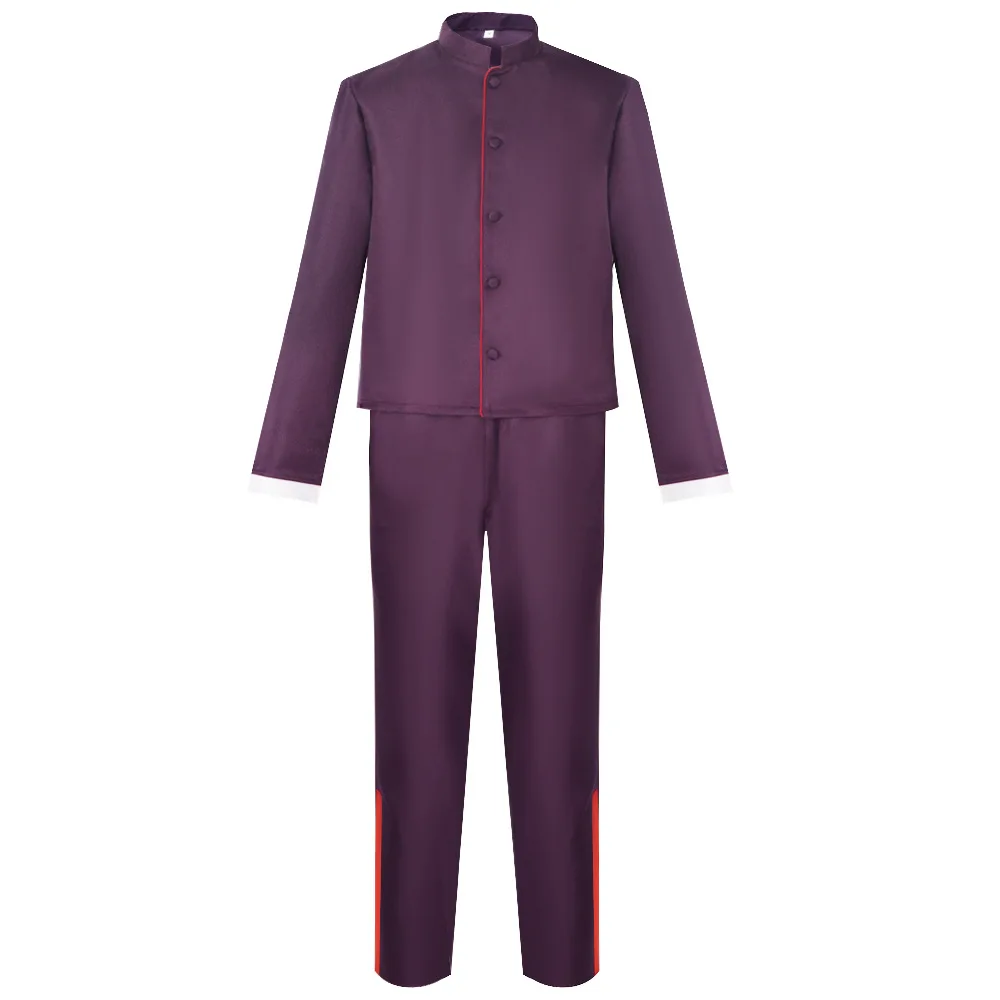 Zéro corrigé par Cosplay Costume d'hôtel pour hommes, manteau fantaisie violet, pantalon, chapeau, ensemble complet, Halloween, carnaval, déguisement de fête, uniforme imbibé