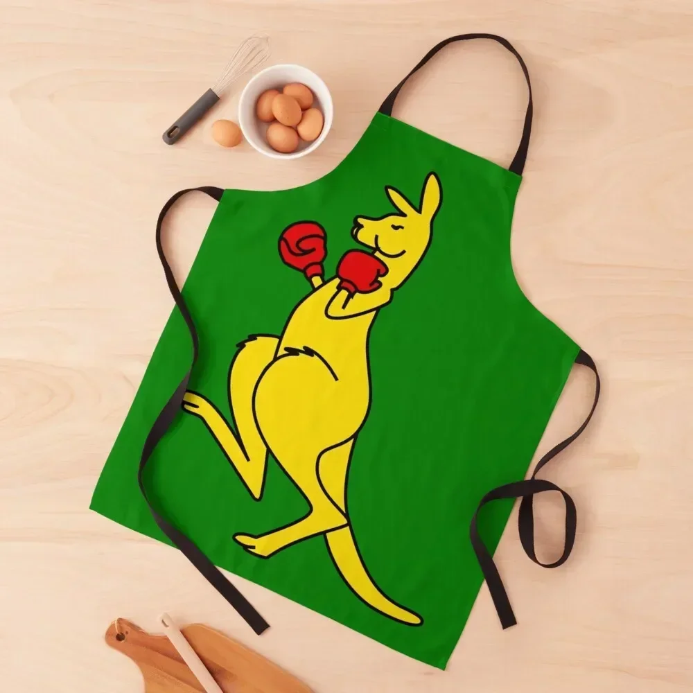 

Flag of Boxing kangaroo Apron Kitchen Tools Accessories Hairdressing Home Utensils women's kitchens Apron