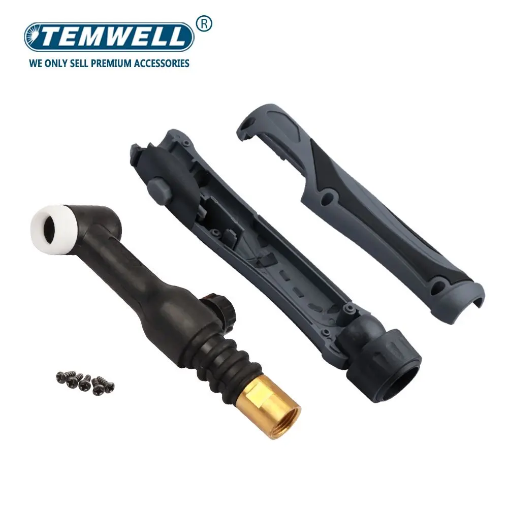 TEWMELL WP26 WP26F WP26V WP26FV Valve Flex Air Cooled Gas Tungsten Arc Welder TIG Torch Body Argon Welding Torch Head GTAW A-200