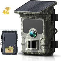 Outdoor 30MP 2K APP Cellular Trail Camera Hunting Wireless Cam Trap Game No Glow Night Vision,Motion Activated 120 Wide Angle
