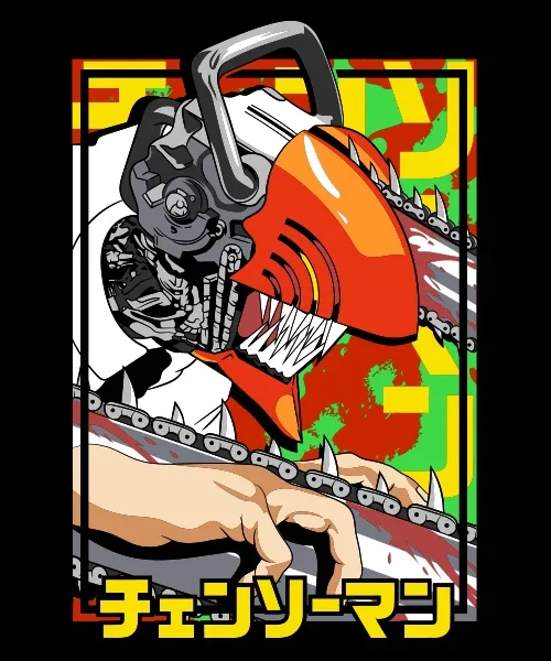 Camiseta unisex Chainsaw Man: Denji Primera Cotton anime T-shirt