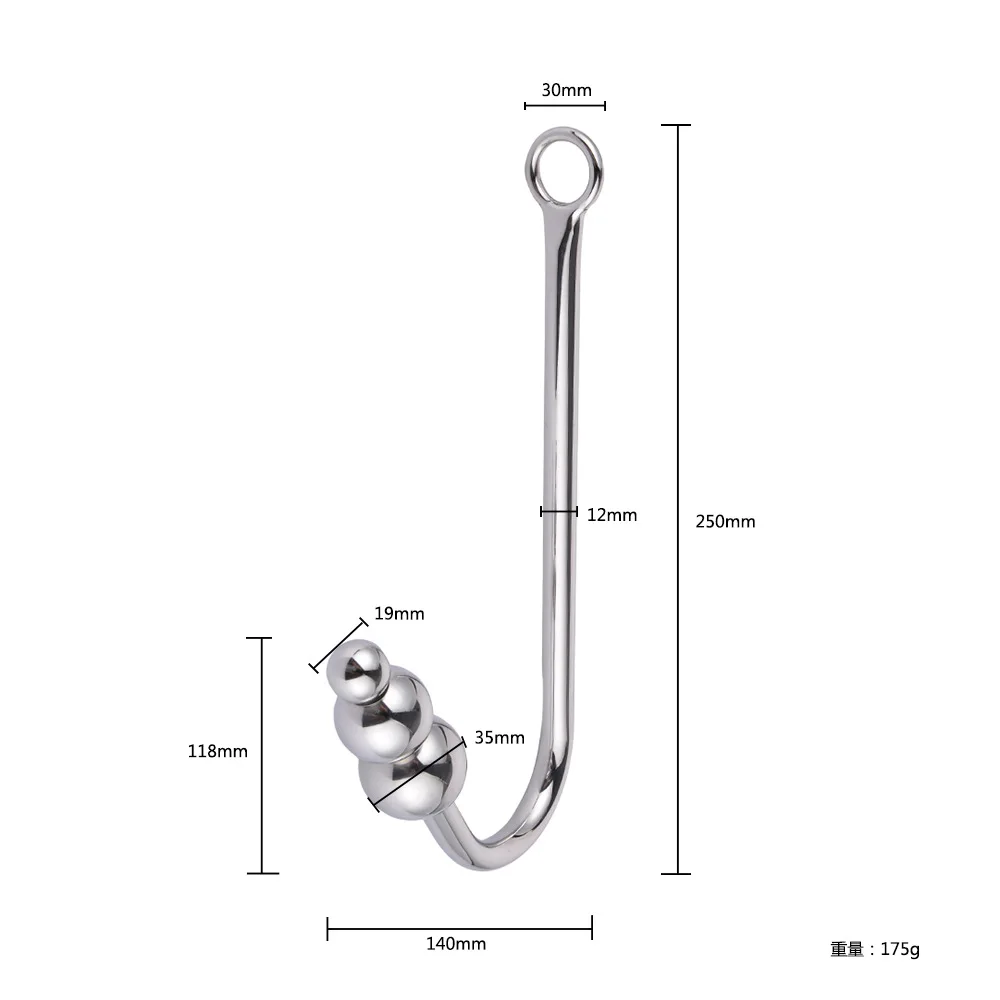 3 Style Anal Beads Anal Hook Crochet Hook Clover Buttplug 1-3pcs Anal Beads Toy Sex Toys for Men Balls Gay Sex Toys BDSM Sleeve