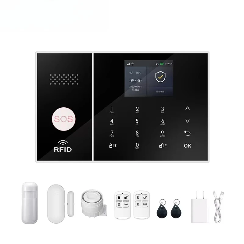 Indoor Smart Home Alarm System Kit Wireless Home Security System Anti-theft