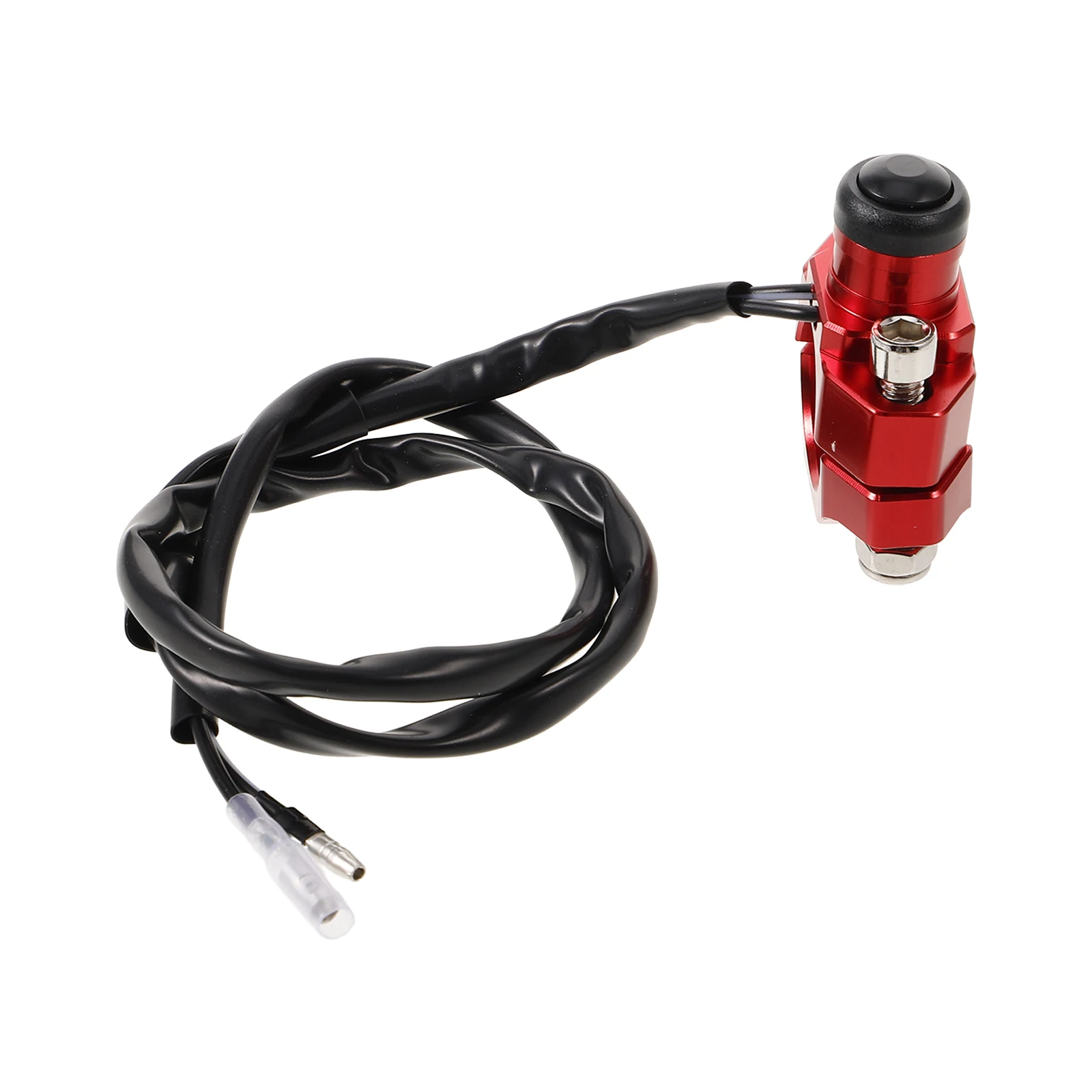 

Emergency Shutdown Switch Motorcycle Start Red Aluminum Alloy Engine Multi-Function Durable Atv Stop Start Button For Off-Road