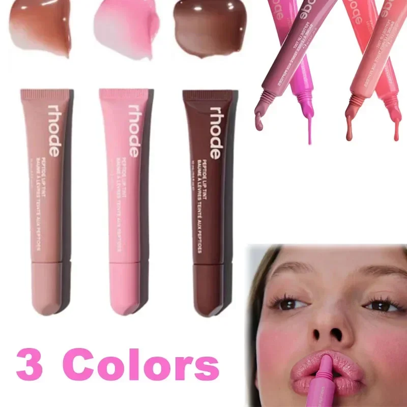 4 Colors Lip Glosses Plump Moisturizing Lip Glaze Essence Gel Oil Long Lasting Nourishing Lip Care Products for Women Girls