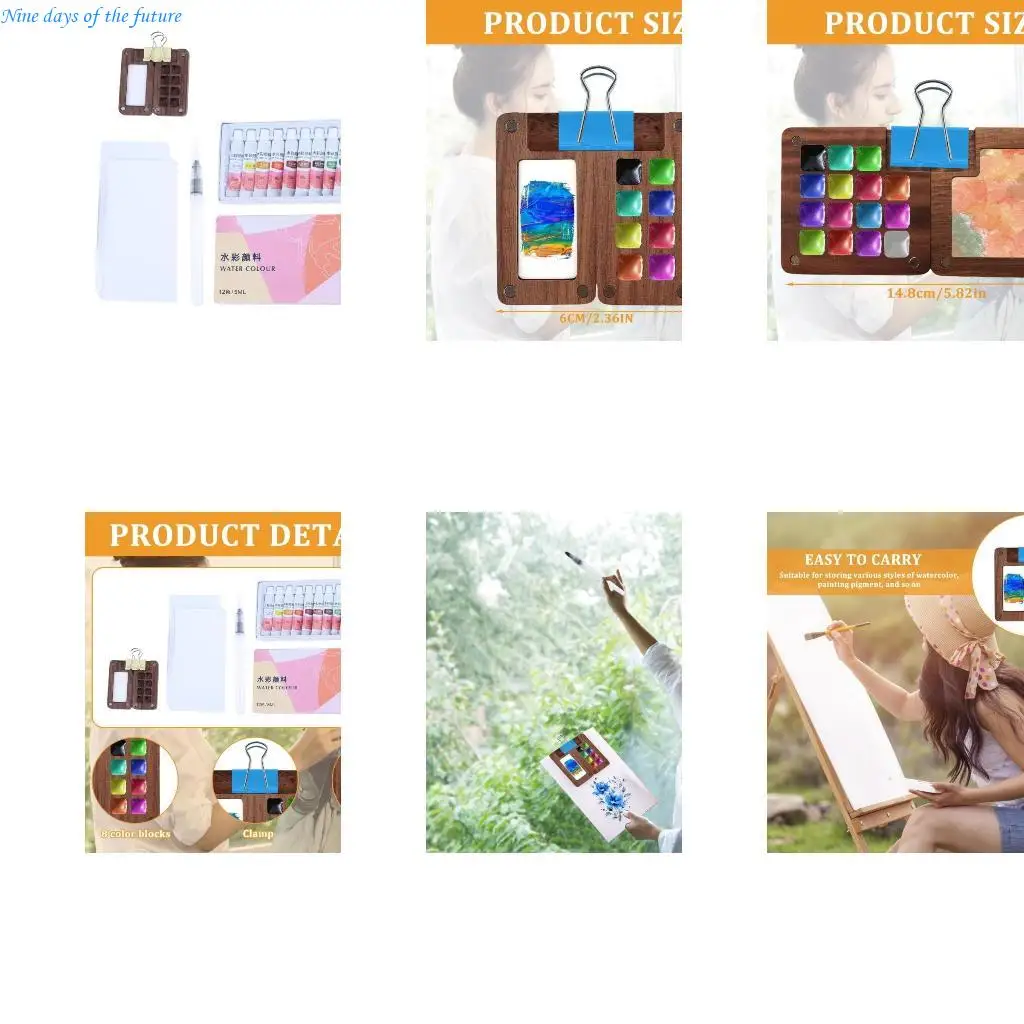 

Watercolor Paper, Water Brush Pen for Watercolor Gouache, Acrylic Painting E65A