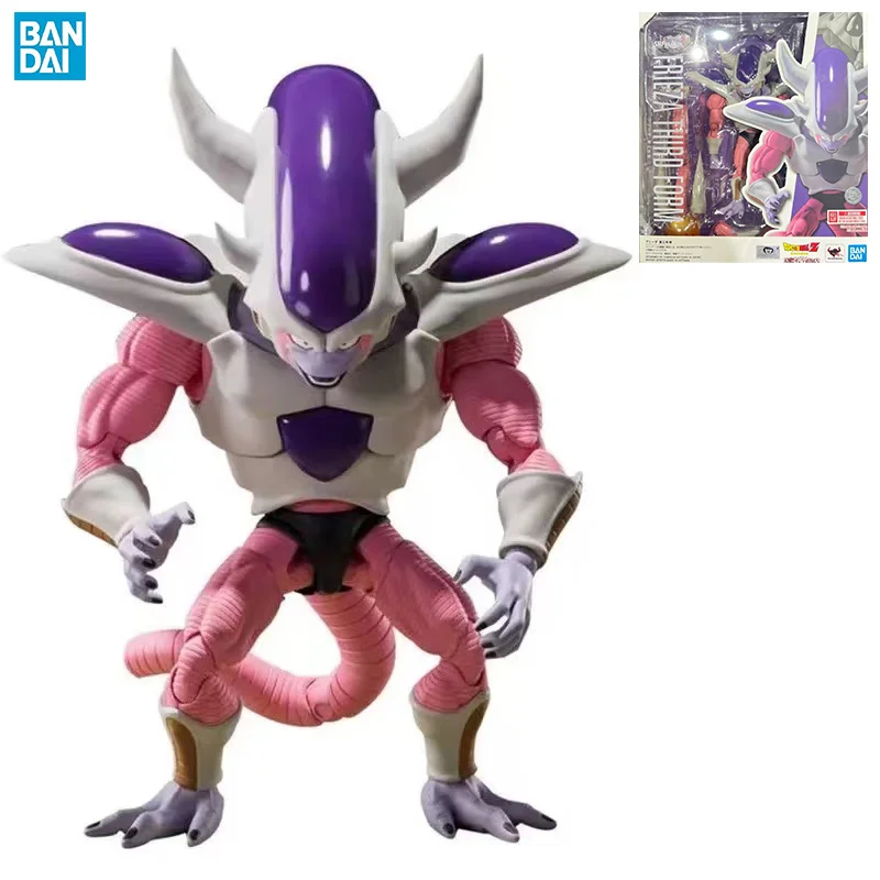 

In Stock 100% Original Bandai S.H.Figuarts SHF Dragon Ball Z Frieza Third Form Anime Action Collection Figures Model Toys