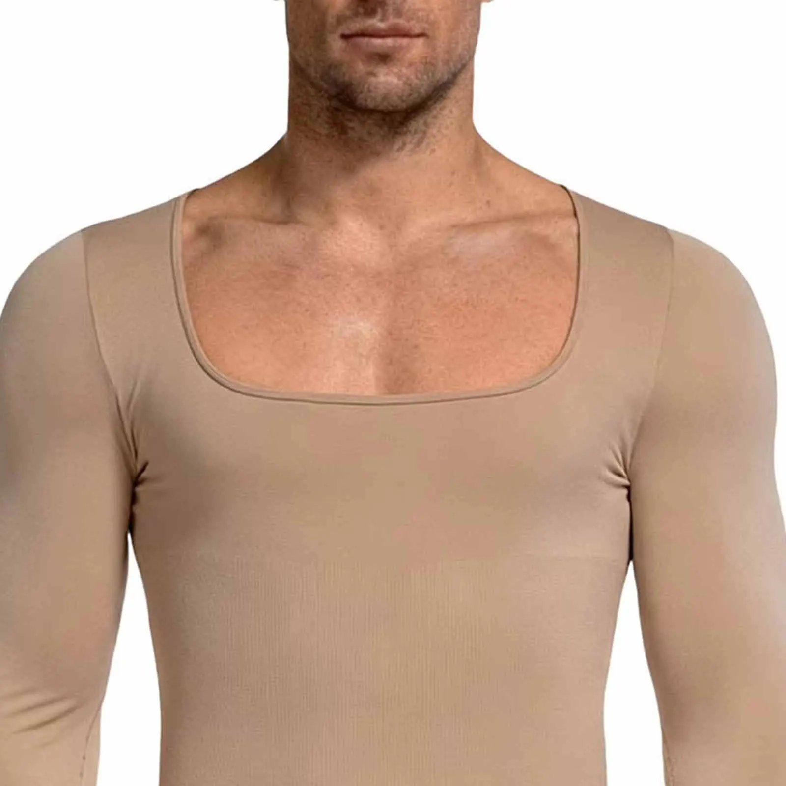 

Мужское повседневное базовое боди в рубчик с длинным рукавом, эластичная повседневная одежда для дома, ночная рубашка, комбинезон для танцев, йоги, тренировок, спортивная одежда