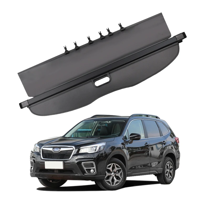 For Subaru Forester 2019+ accessories，Privacy Screen Retractable Trunk Security Tonneau Cover Luggage Shield Shade Cargo Cover