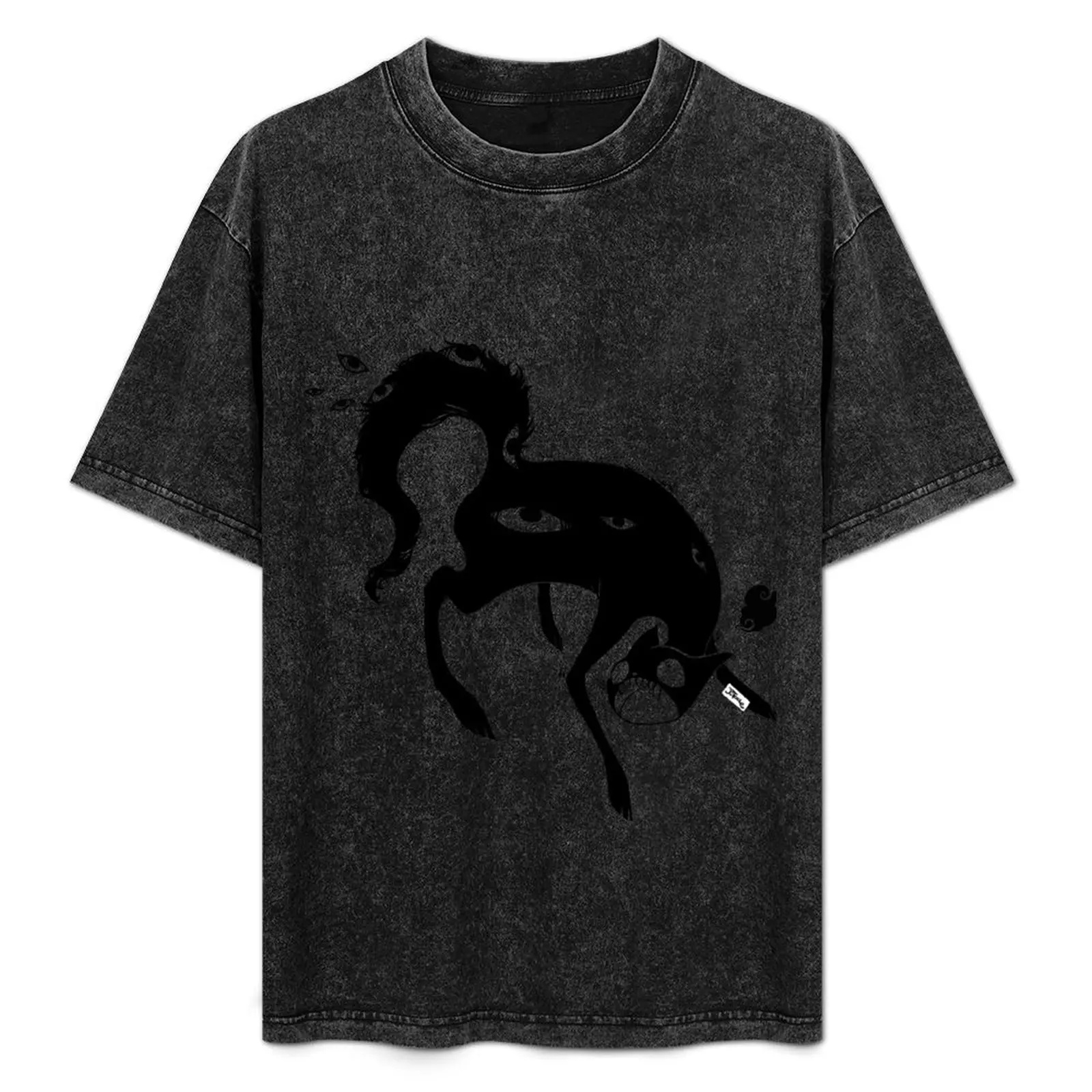 

Black Many Eyed Goth Cat T-Shirt man t shirts for men man shirt graphic shirt designer shirt luxury T-Shirt