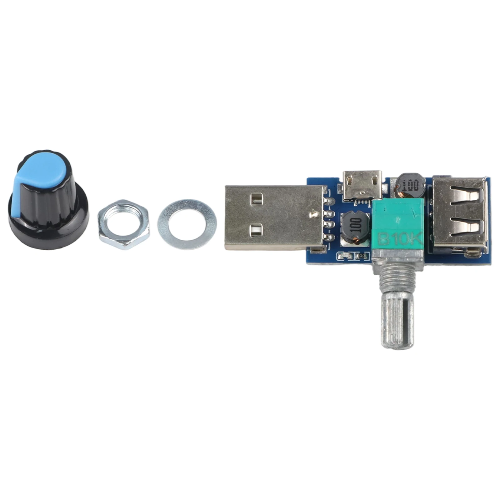 Adjustable Fan Control USB Fan Speed Regulator Air Volume Adjuster DC Voltage Controller Electric Motor Driver