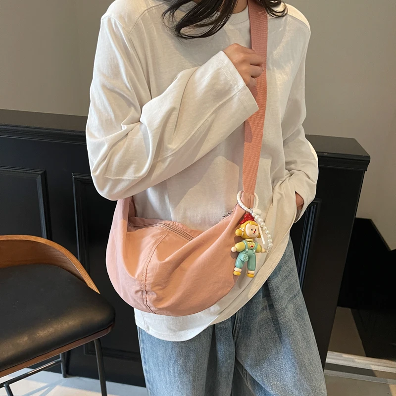 

casual crossbody bags Lightweight versatile women's bags summer minimalist shoulder bags best-selling hobo messenger bag purse