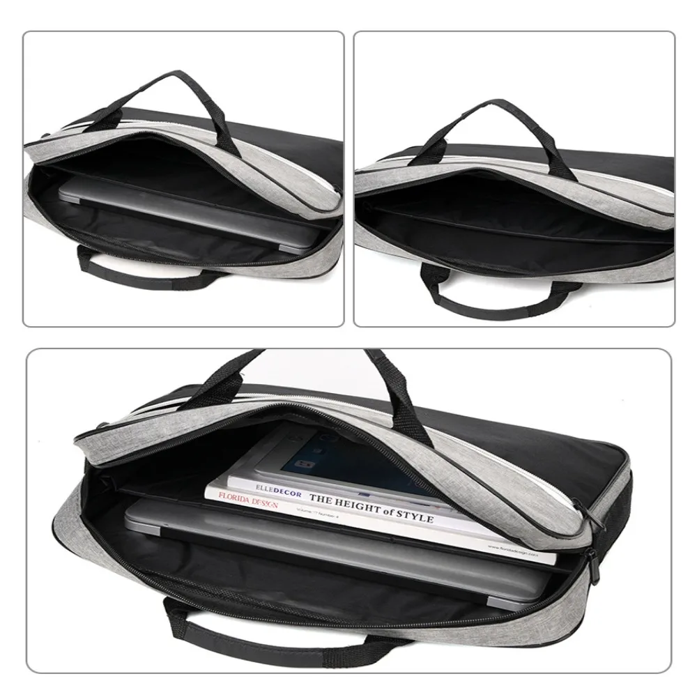 Nuova borsa per laptop di grande capacità Borsa a tracolla Valigetta Borsa per computer Custodia per laptop portatile antiurto