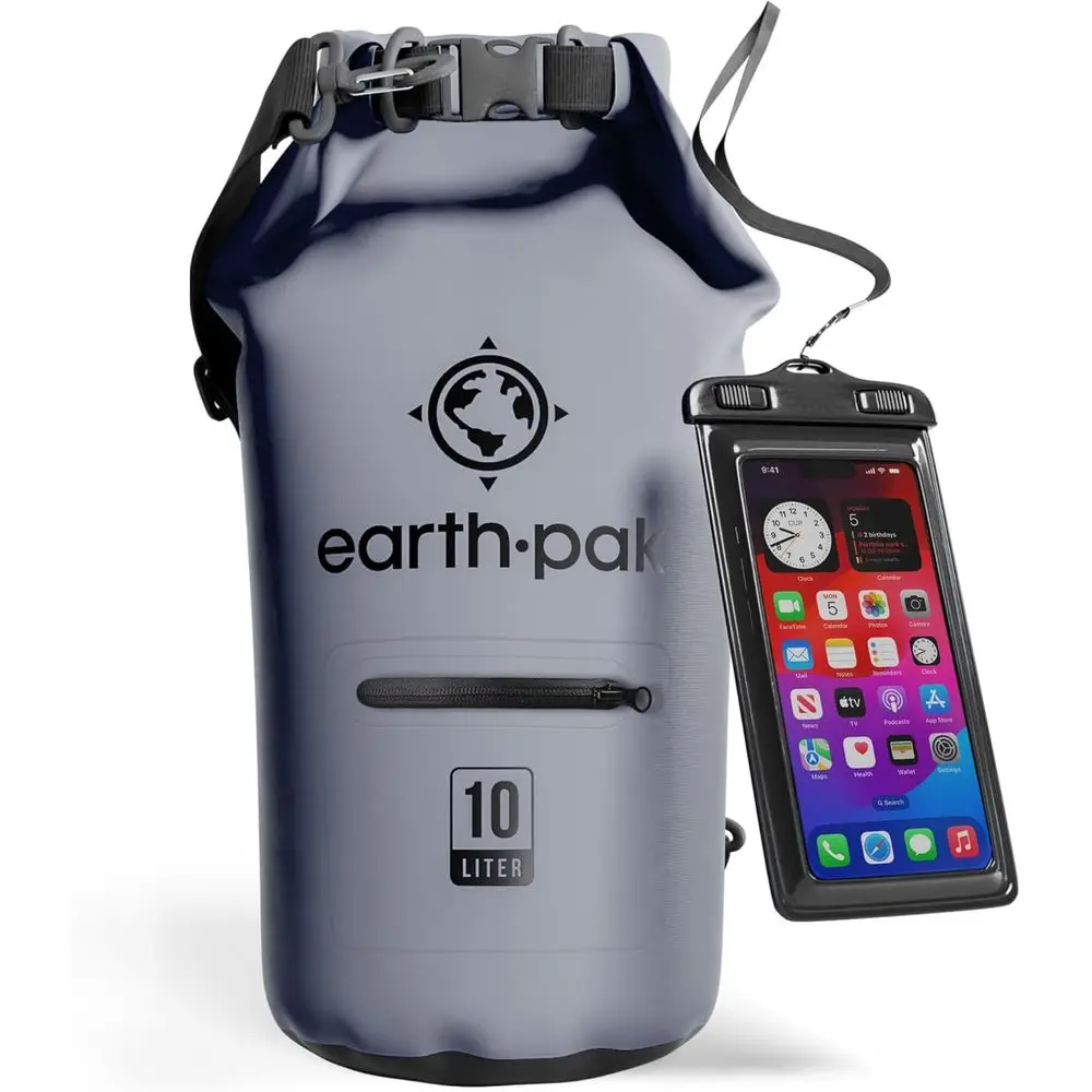 

Zippered Dry Bag Backpack: Waterproof Gear Storage for Adventure