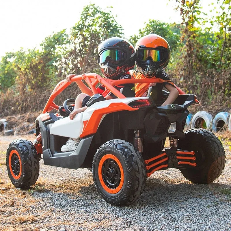 factory wholesale remote control kids 12v 24v 2 seater off road electric car vehicle for children