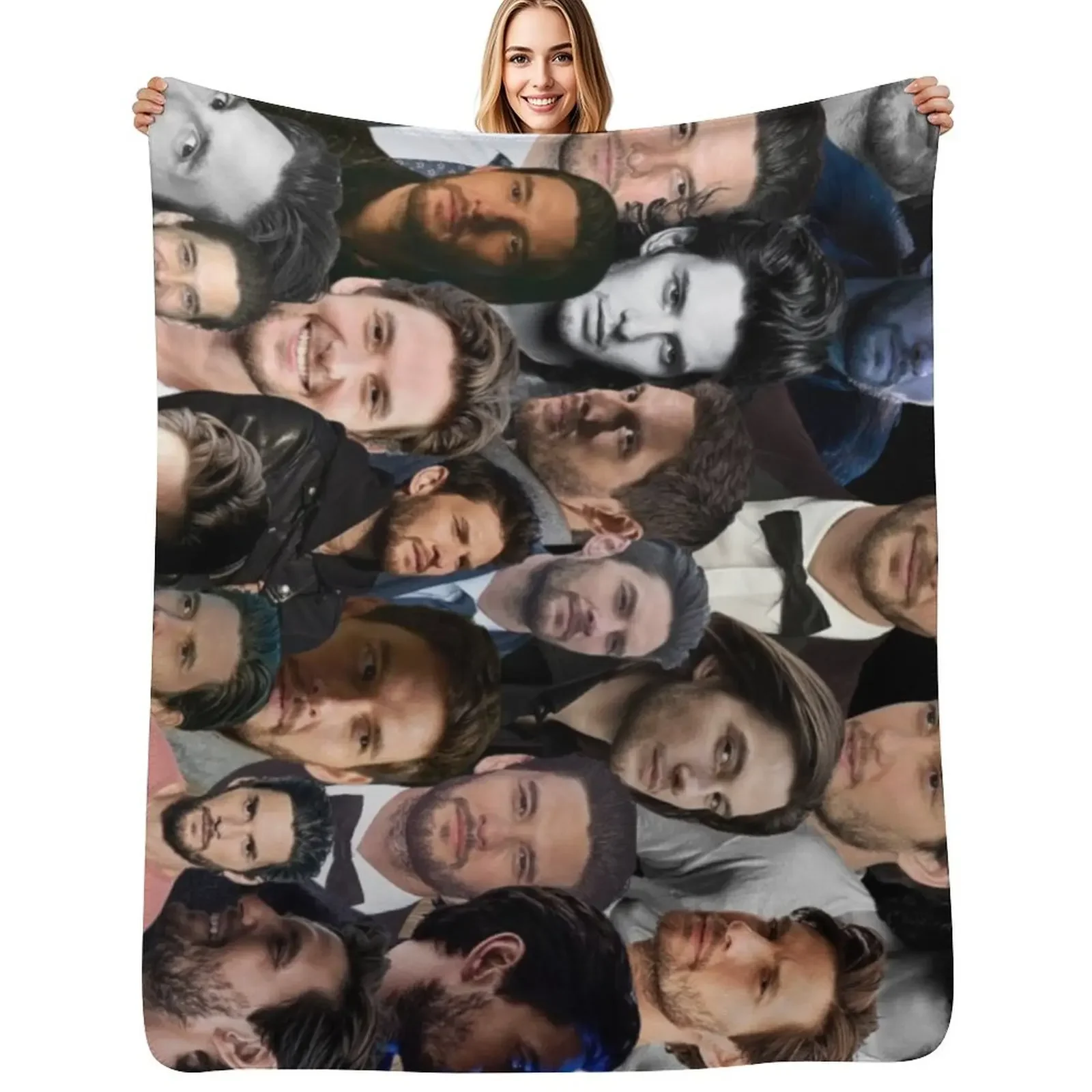 

ben barnes photo collage Throw Blanket Sofa Throw Blankets Sofas Of Decoration Decorative Throw Blanket