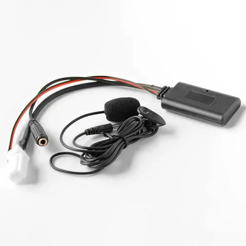 A73X-Car Bluetooth 5.0 Aux Input Audio Cable Microphone Handsfree Adapter 8Pin Plug For Nissan Sylphy Tiida Qashqai Geniss