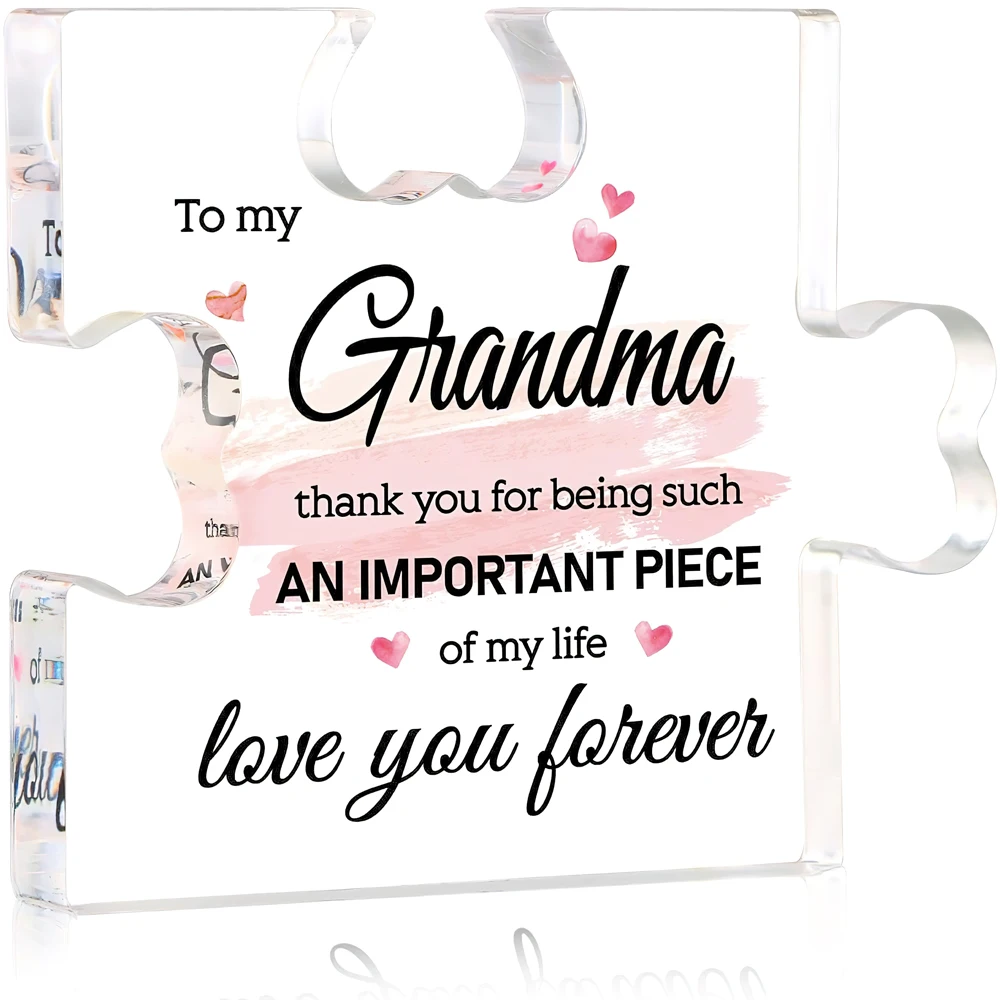 Mothers Day Gifts for Grandma from Granddaughter Grandson, Birthday Thanksgiving Christmas Gifts for Grandma, Best Grandma Gifts