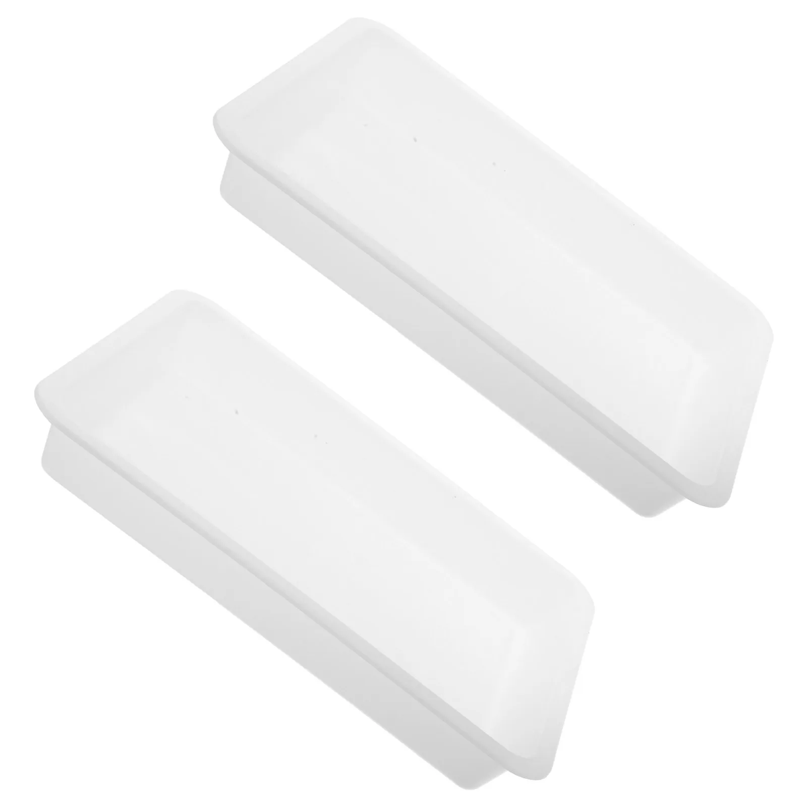 

2pcs Plastic Drain Pan For Kitchen Bathroom Multi-Functional Stackable Tray Organizing Fruits Art Crafts Pigment Storage Drip