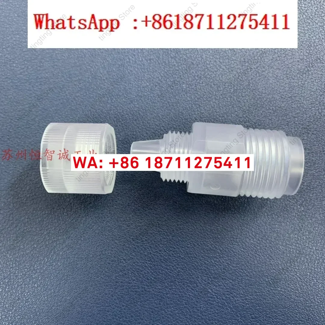 Electromagnetic metering pump fittings threaded joint + nut