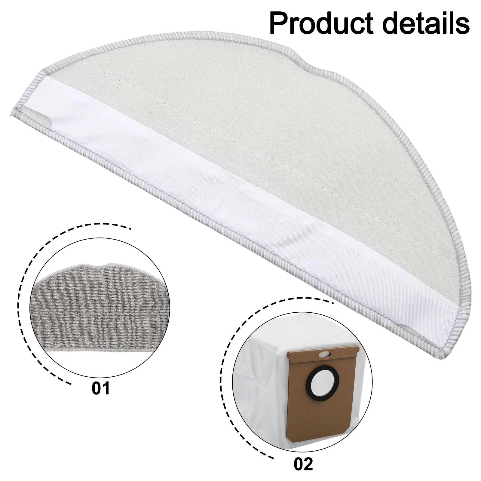 Home Cleaning Robot Vacuum Accessories Easy Install Vacuum Accessories Cleaning Accessories Effective Dirt for capture