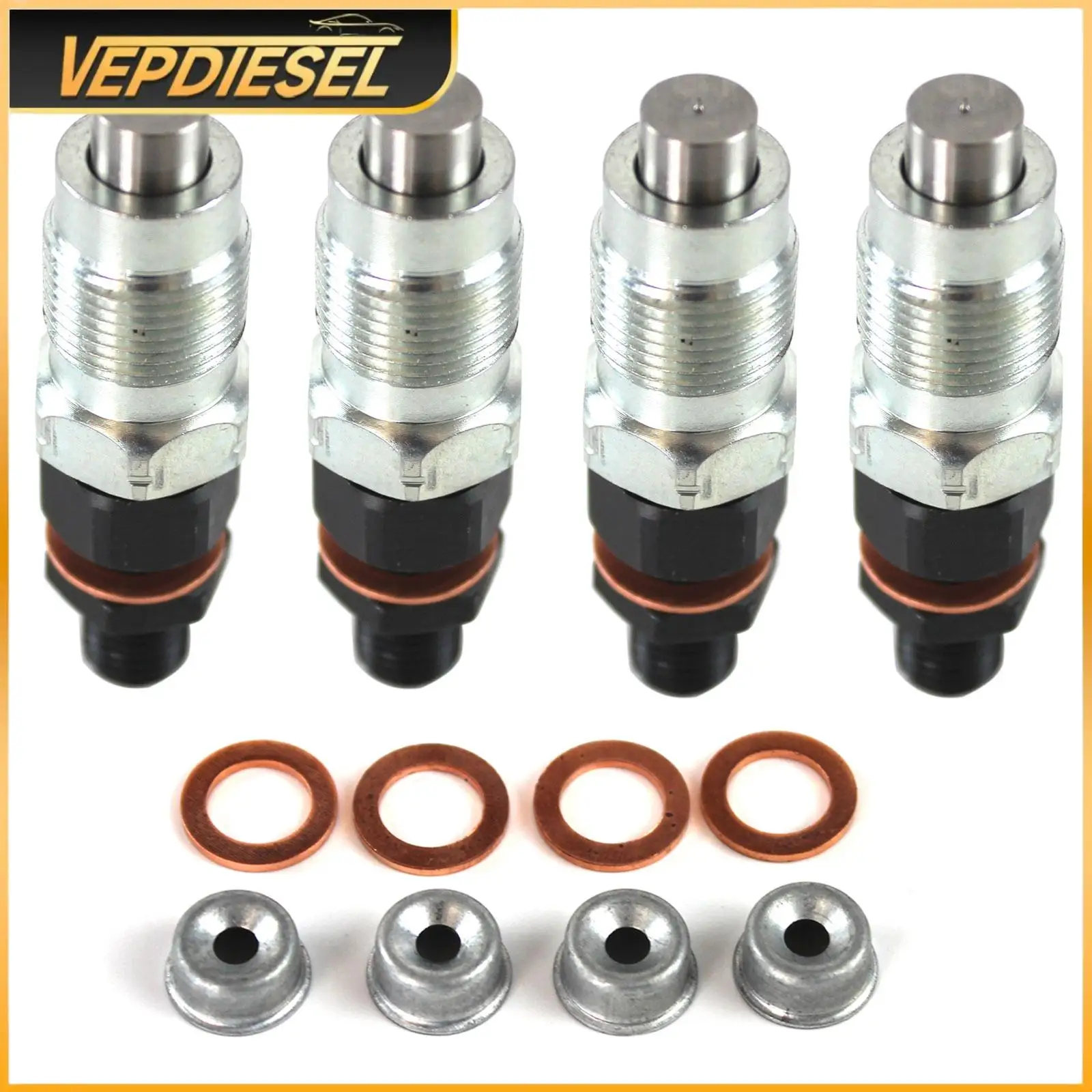 

4pcs Fuel Injectors 16454-53905 for Kubota Engines V2203 V2003 V1903 D1703 L3940 Car Engine Replacement Parts Auto Accessories