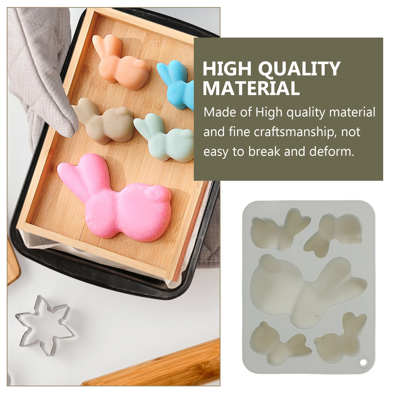 

1pc Non-Stick Silicone Shape Baking Tool Chocolate Diy Cake Cake Mold Dessert Diy Mold For Home Kitchen Bakery Gift