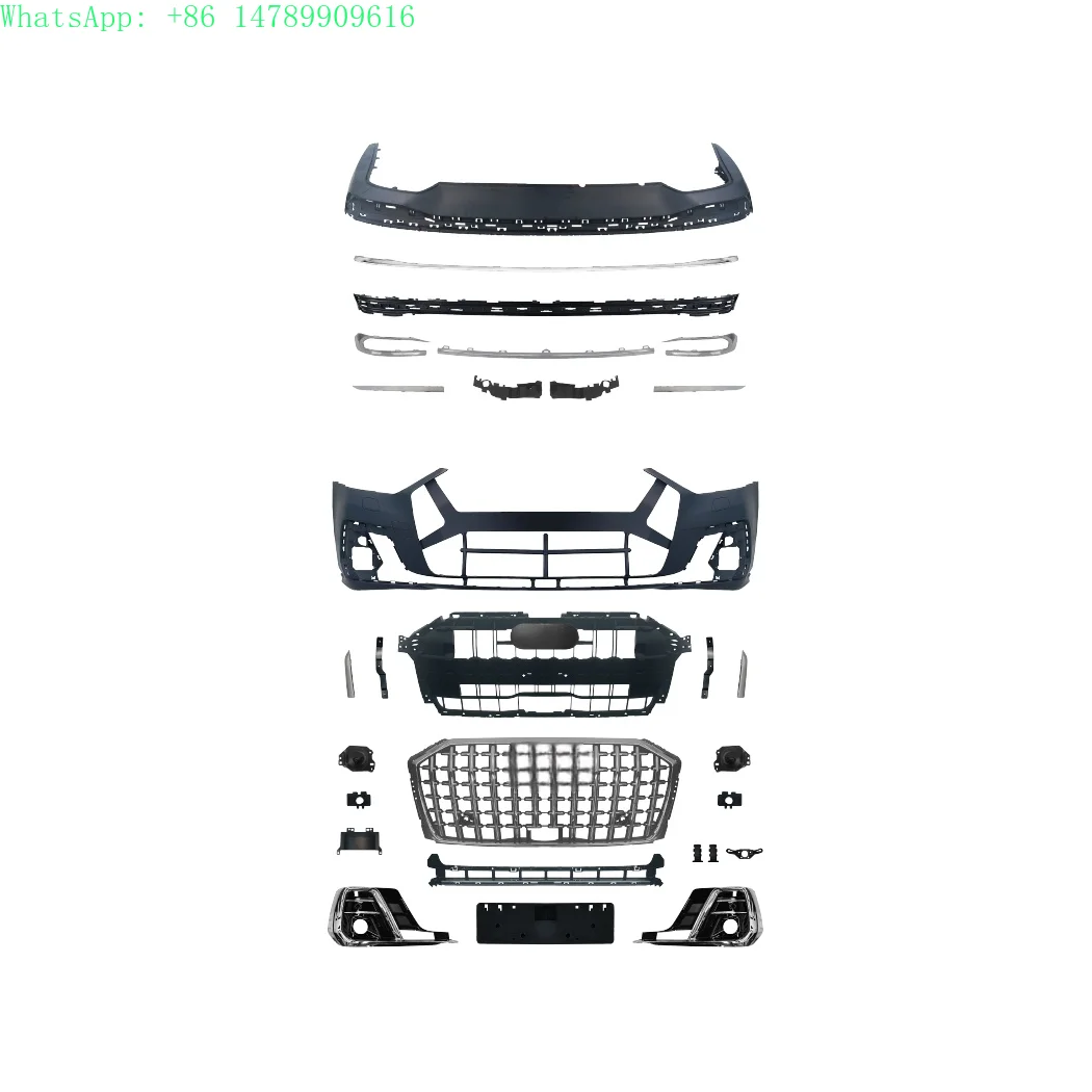 

Suitable for A8 18-22 Upgraded Version with No Replacement Lights, High-quality Front and Rear Bumpers