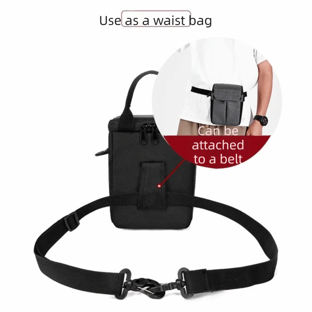 Durable Protective Bag Camera Bags Waist Pouch Single-Shoulder DSLR Pouch Lightweight Nylon Camera Lens Case Outdoor Travel