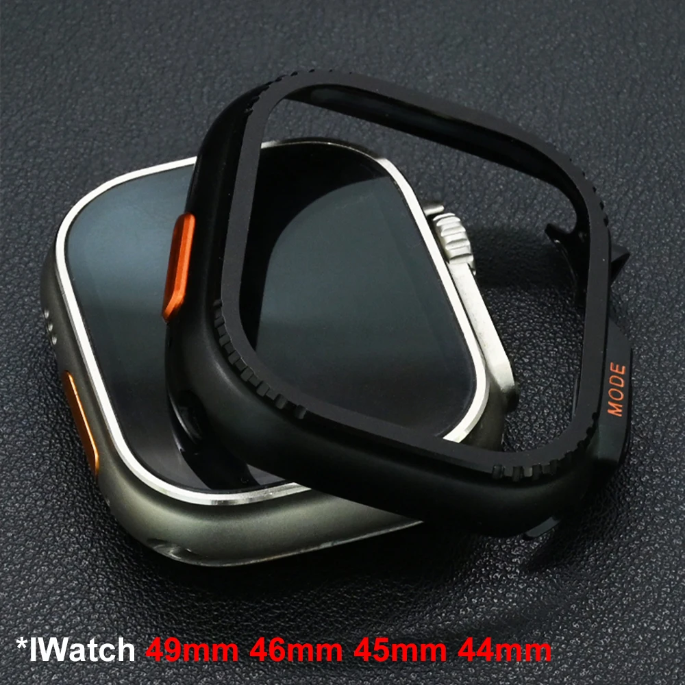 Aluminum Alloy Watchcase for Apple Watch Ultra 3 2 1 49mm Series 11 10 46mm 9 8 7 45mm 6 5 4 SE3 44mm Metal Protective Case