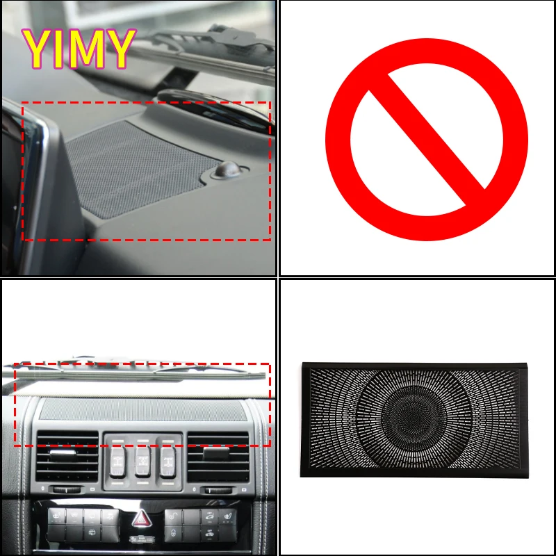 Alloy Car Dashboard Side Speaker Network Suitable for Mercedes-Benz G-Class W463 G55 G350 G500 2004-2018