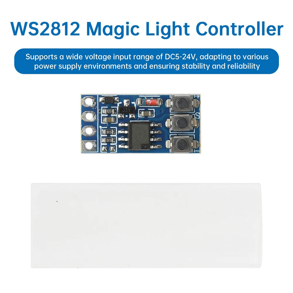 DC5-24V カラフルなライトコントローラーフローライトコントロールボード RGB ライトストリップコントローラー呼吸雰囲気光色のグラデーション