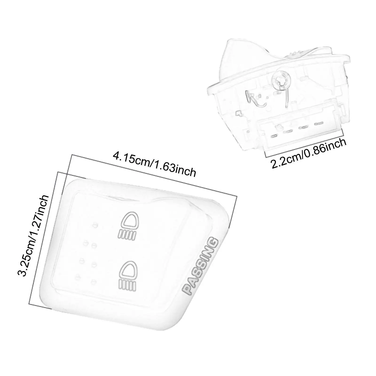 مفتاح مؤشر الدراجة النارية باللون الأسود بديل لبياجيو تايفون 50 125
