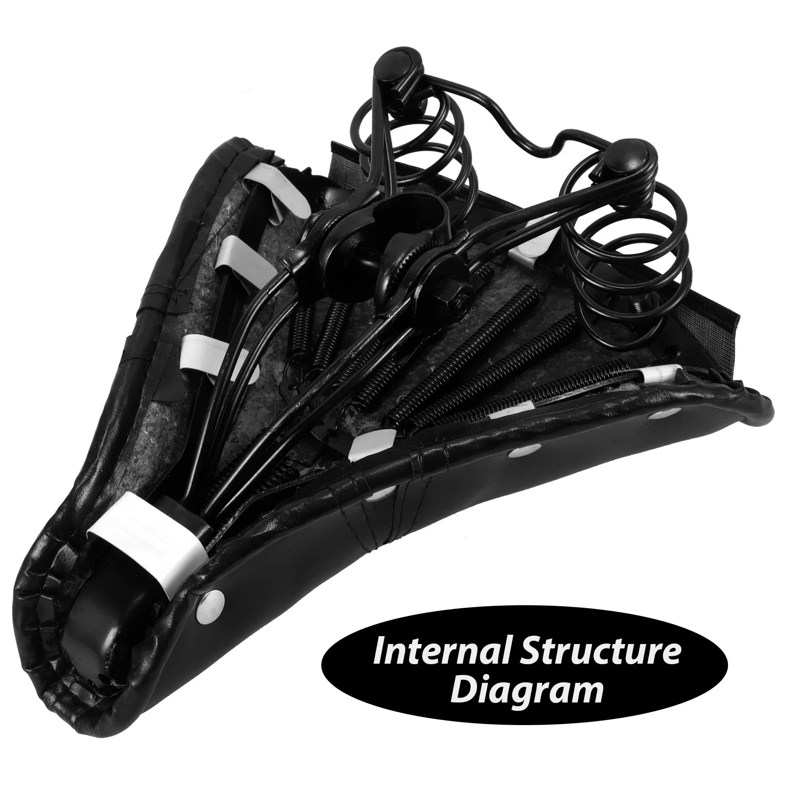 

Durable Vintage Bike Seat High Elasticity Wide Saddle Shock Absorption Comfortable Ride Long Lasting Low Maintenance