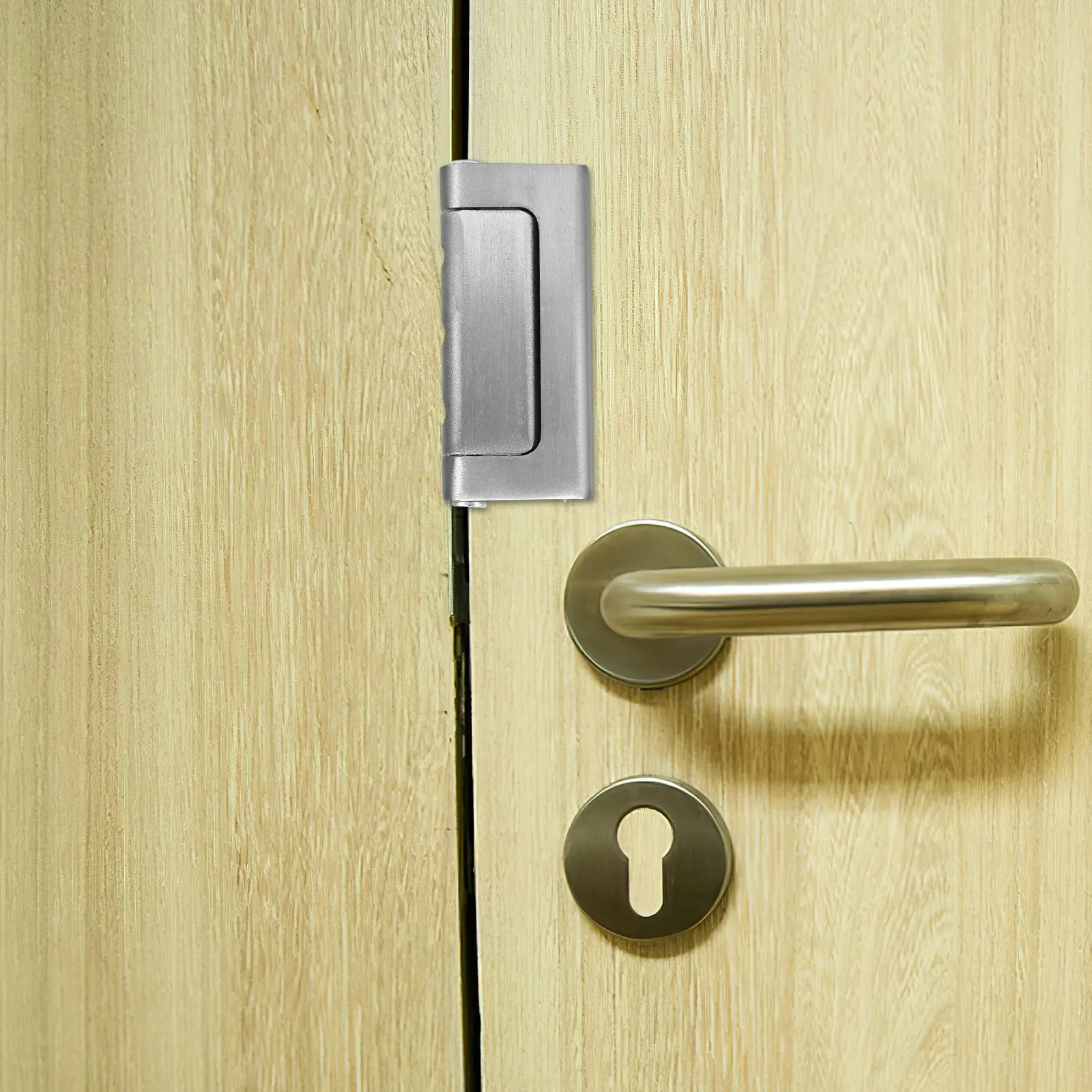 

Усиленный замок-защелка для внутренних дверей с защитой от детей, сверхпрочный металлический механизм для домашней безопасности