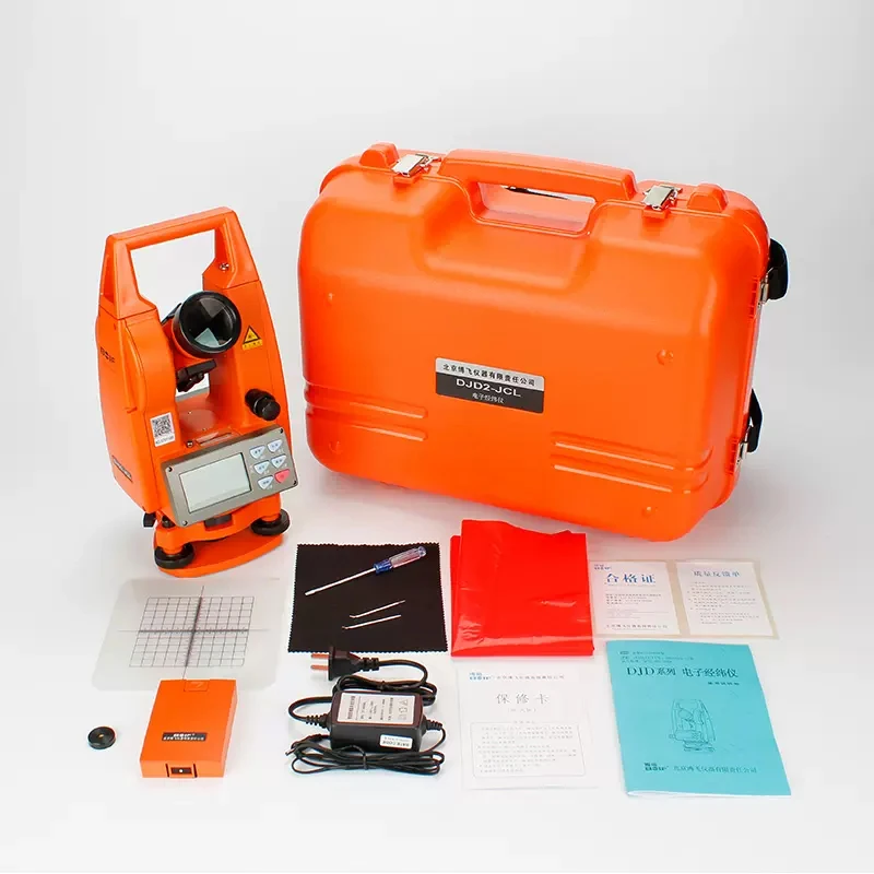 DJD2-CL الليزر الإلكترونية الثيودوليت عالية الدقة بناء الهندسة الديكور أدوات قياس أداة رسم الخرائط الدقيقة